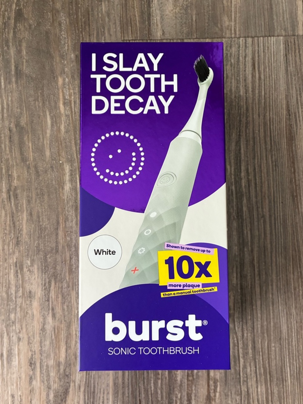 BRAND NEW IN BOX- Burst Electric Toothbrush White